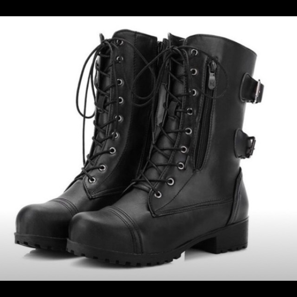 Women’s combat-style boots